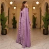 Lilac Pakistani Chiffon Suit USA Lilac Pakistani Chiffon Suit USA