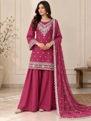 Magenta Chiffon Suit Wholesale USA Magenta Chiffon Suit Wholesale USA