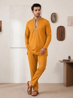 Marigold kurta pajama for wedding Marigold kurta pajama for wedding