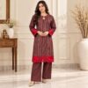 Maroon Wholesale Pakistani Lawn Suit Maroon Wholesale Pakistani Lawn Suit