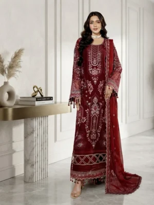 Mehroom Pakistani Chiffon Suit USA Mehroom Pakistani Chiffon Suit USA