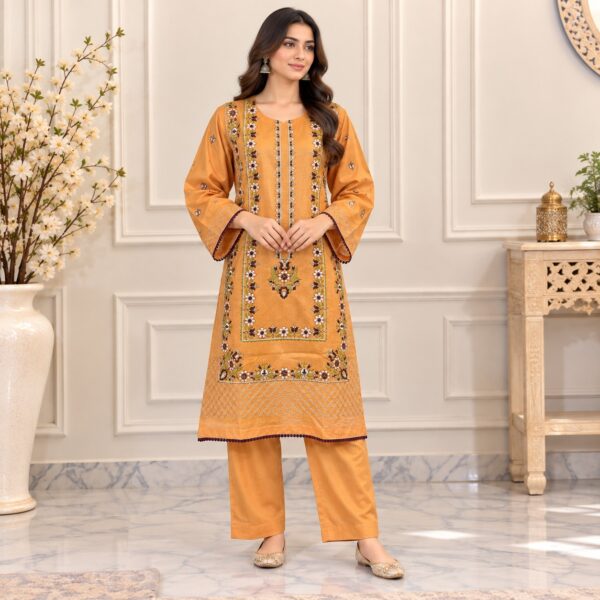 Mustard Yellow Lawn Suit Wholesale Mustard Yellow Lawn Suit Wholesale
