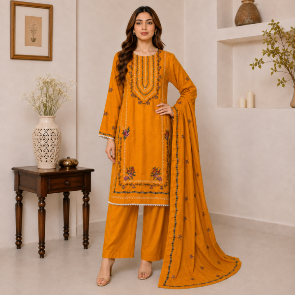 Mustard Yellow wholesale pakistani dhanak suit Mustard Yellow wholesale pakistani dhanak suit