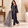 Navy Blue Lawn Suit Wholesale (2) Navy Blue Lawn Suit Wholesale