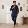 Navy Bule Kurta Pajama For Wedding Navy Bule Kurta Pajama For Wedding