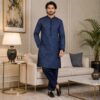 Navy blue kurta pajama for wedding guest Navy blue kurta pajama for wedding guest