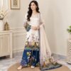 Off-White Pakistani Silk Suit USA Off-White Pakistani Silk Suit USA