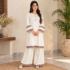 Off-Whitepakistani dhanak suit usa Off-White Pakistani Dhanak Suit USA