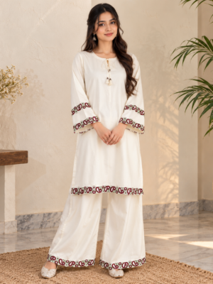 Off-Whitepakistani dhanak suit usa Off-White Pakistani Dhanak Suit USA