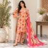 Peach Pakistani Lawn Suit (2) Peach Pakistani Lawn Suit