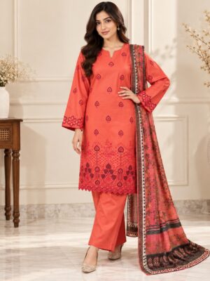 Peach Pakistani Lawn Suit Wholesale Peach Pakistani Lawn Suit Wholesale