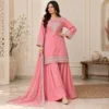 Pink Wholesale Chiffon Suit USA (2) Pink Wholesale Chiffon Suit USA