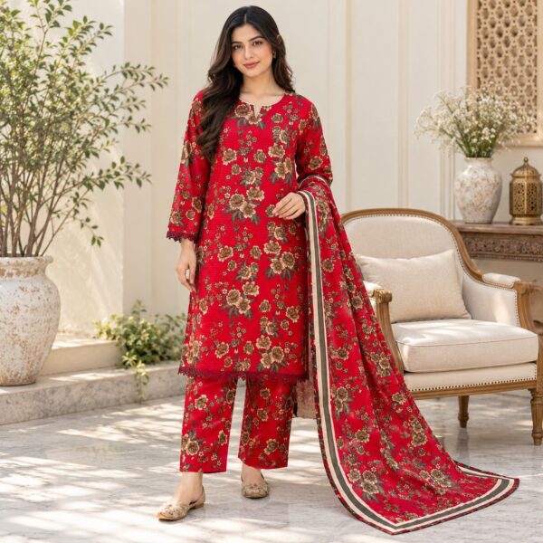 Red Lawn Pakistani Suit USA Red Lawn Pakistani Suit USA