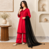 Red dhanak suit pakistani usa wholesale (2) Red dhanak suit pakistani usa wholesale