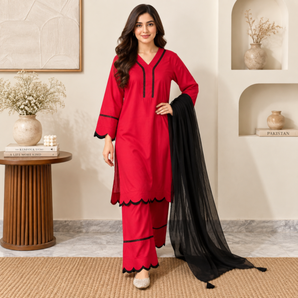 Red dhanak suit pakistani usa wholesale Red dhanak suit pakistani usa wholesale