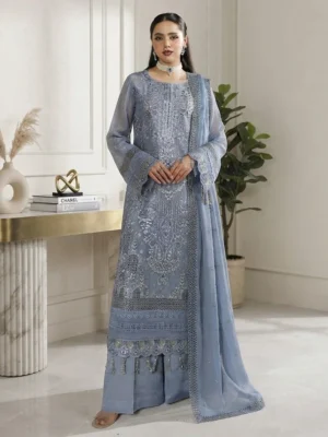 Regent Grey Wholesale Chiffon Suit USA Regent Grey Wholesale Chiffon Suit USA