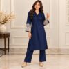 Royal Blue Dhanak Suit USA Royal Blue Dhanak Suit USA