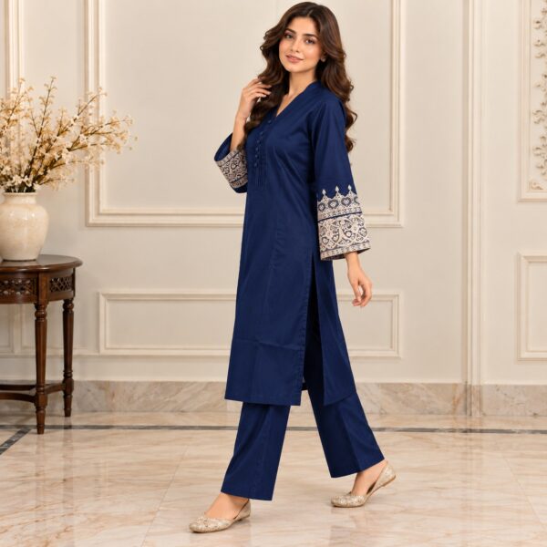 Royal Blue Dhanak Suit USA (2) Royal Blue Dhanak Suit USA