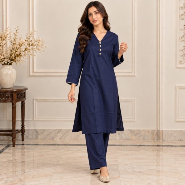 Royal Blue Dhanak Suit USA Royal Blue Dhanak Suit USA