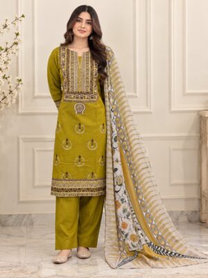 Saga Green Wholesale Lawn Suit Saga Green Wholesale Lawn Suit