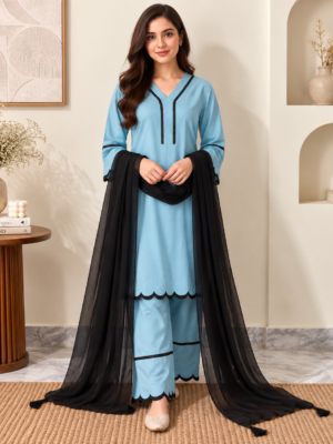 Sky Blue wholesale pakistani dhanak suit Sky Blue wholesale pakistani dhanak suit