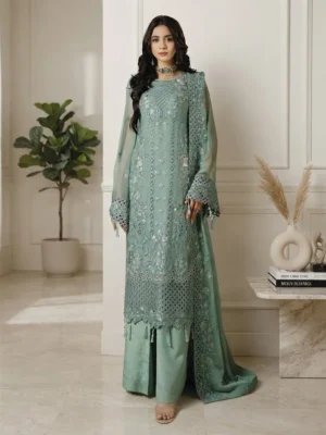 Royal Purple Pakistani chiffon Suit USA Royal Purple Pakistani chiffon Suit USA