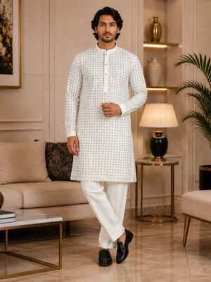 White Kurta Pajama For Wedding White Kurta Pajama For Wedding