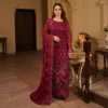 Wine Red Wholesale Chiffon Suit USA Wine Red Wholesale Chiffon Suit USA