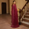 Wine Red Wholesale Chiffon Suit USA Wine Red Wholesale Chiffon Suit USA