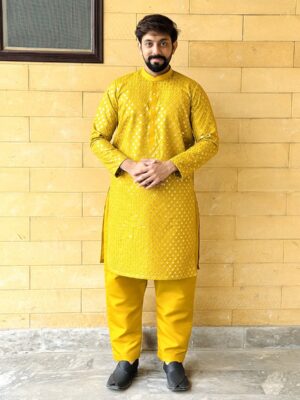 Yellow Kurta Pajama For Wedding Guest Yellow Kurta Pajama For Wedding Guest